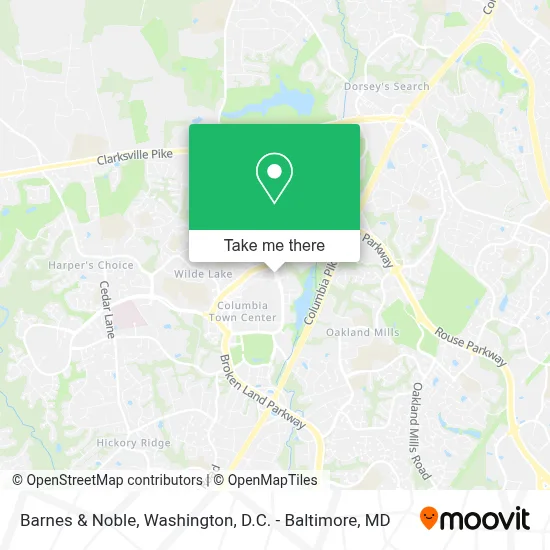 Barnes & Noble map