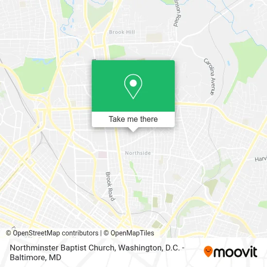 Northminster Baptist Church map