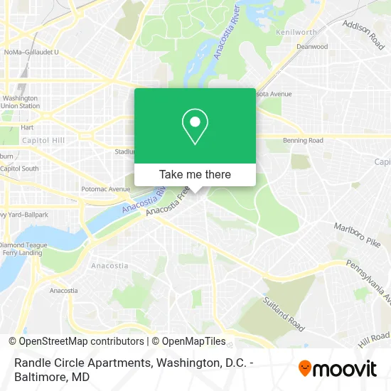 Randle Circle Apartments map