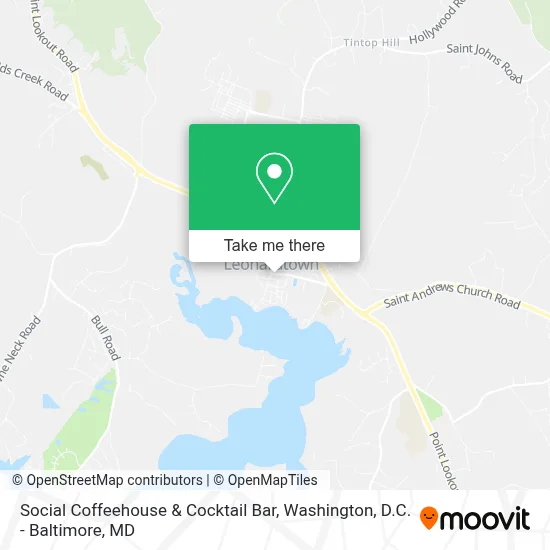 Social Coffeehouse & Cocktail Bar map