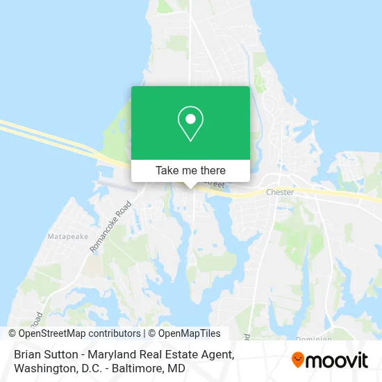 Brian Sutton - Maryland Real Estate Agent map