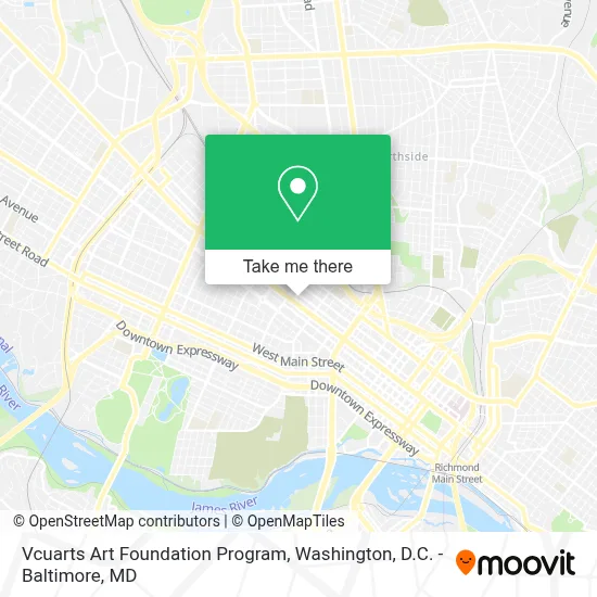 Vcuarts Art Foundation Program map