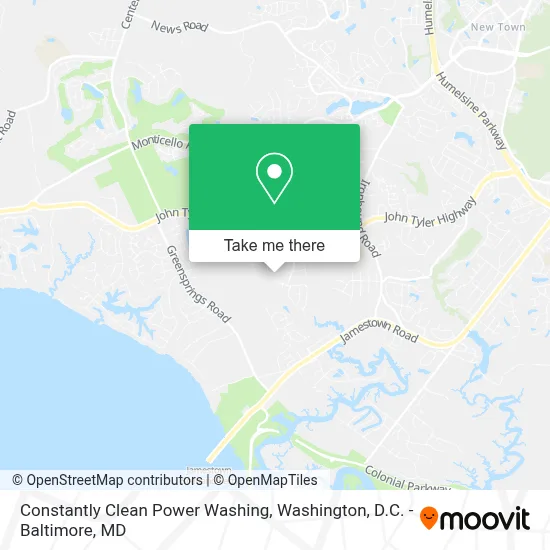 Constantly Clean Power Washing map