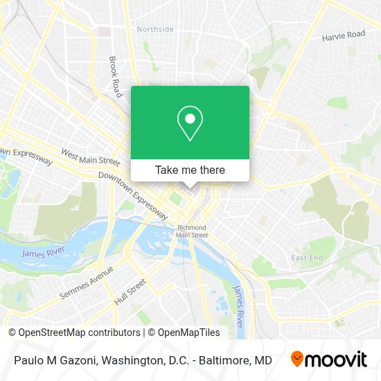Paulo M Gazoni map