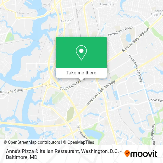 Anna's Pizza & Italian Restaurant map