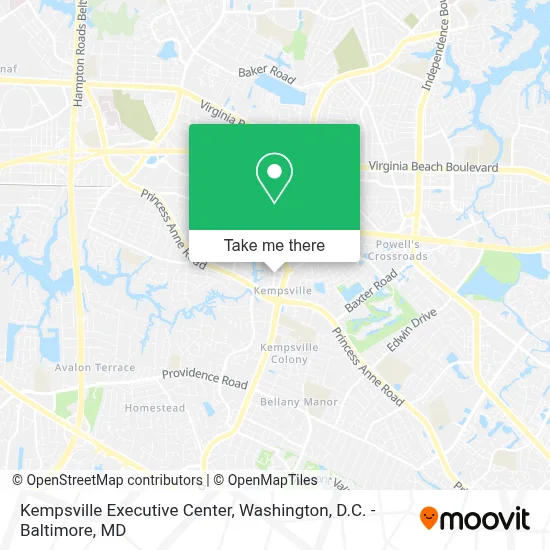 Kempsville Executive Center map