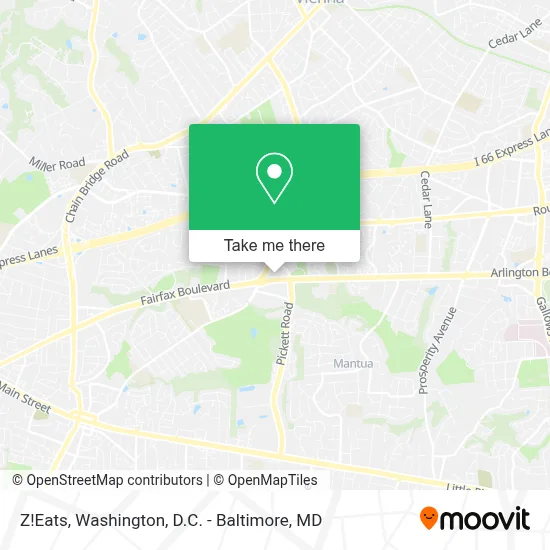 Z!Eats map