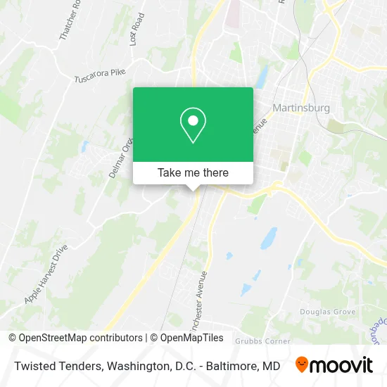 Twisted Tenders map