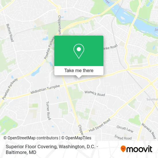 Superior Floor Covering map