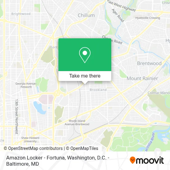 Amazon Locker - Fortuna map