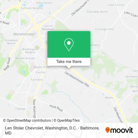 Len Stoler Chevrolet map