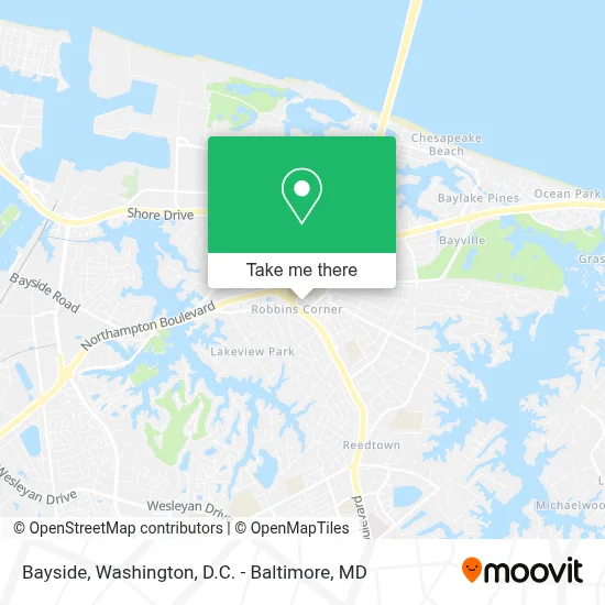 Bayside map