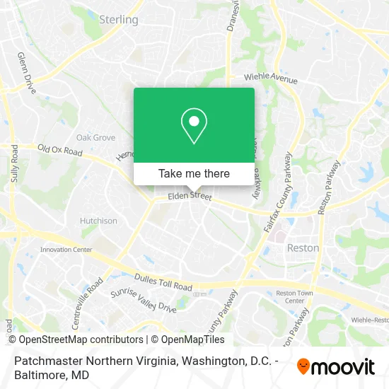 Patchmaster Northern Virginia map