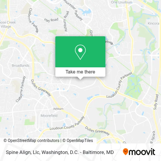 Spine Align, Llc map