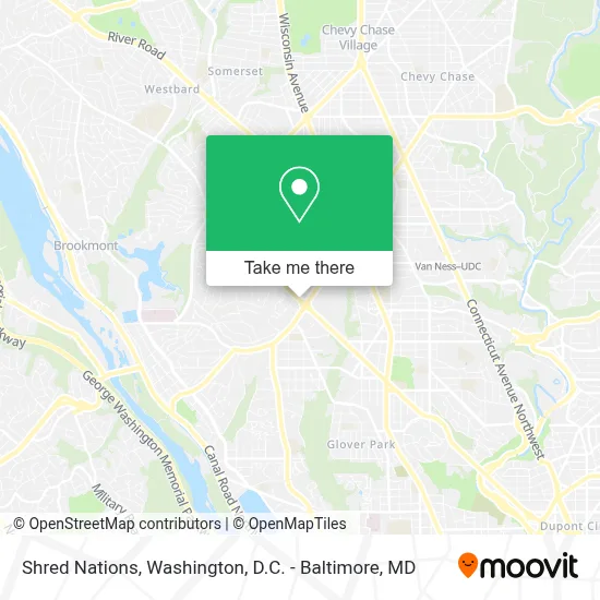 Shred Nations map