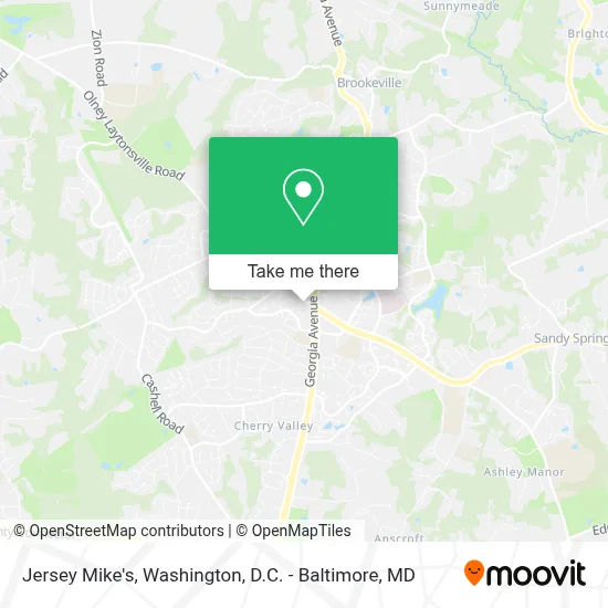 Jersey Mike's map