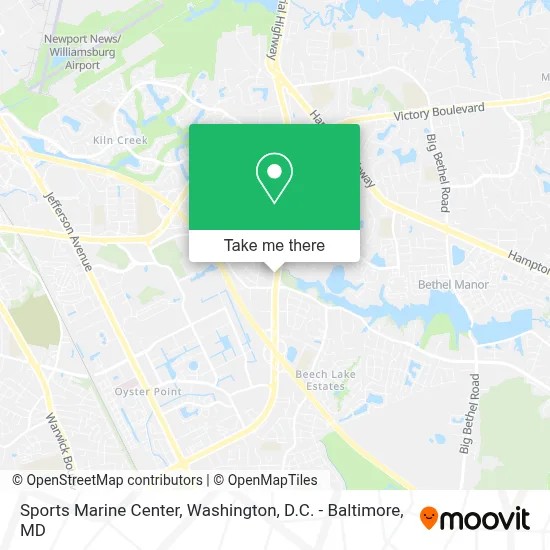 Sports Marine Center map