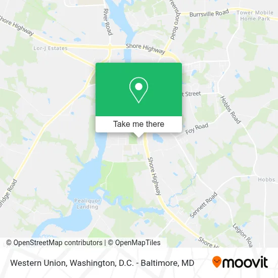 Western Union map