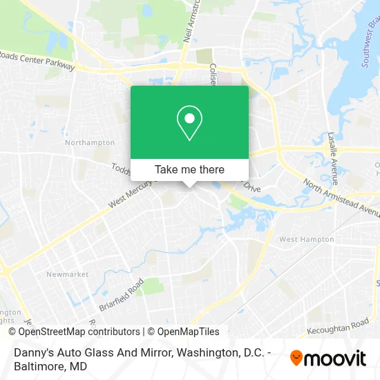 Danny's Auto Glass And Mirror map