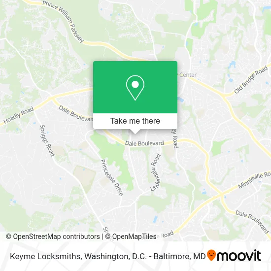 Keyme Locksmiths map
