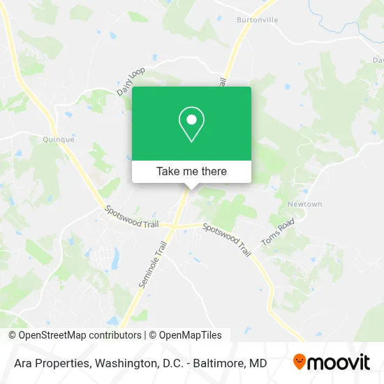 Ara Properties map