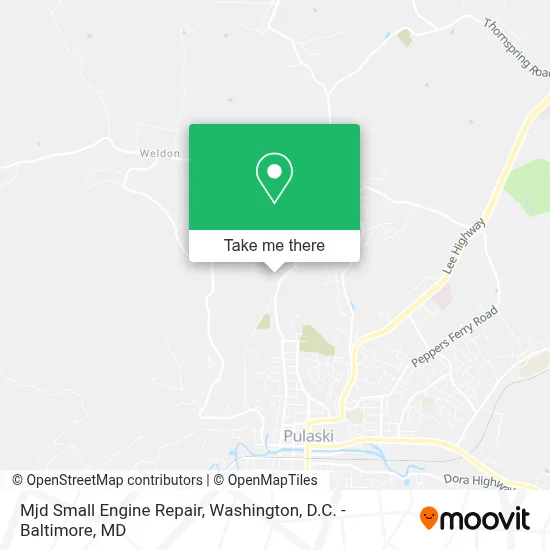 Mjd Small Engine Repair map