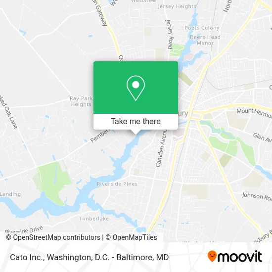 Cato Inc. map