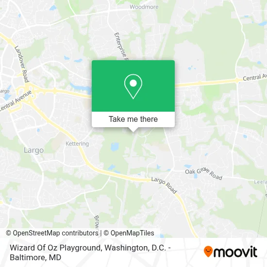 Wizard Of Oz Playground map