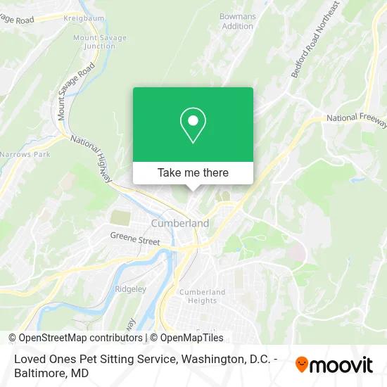 Loved Ones Pet Sitting Service map