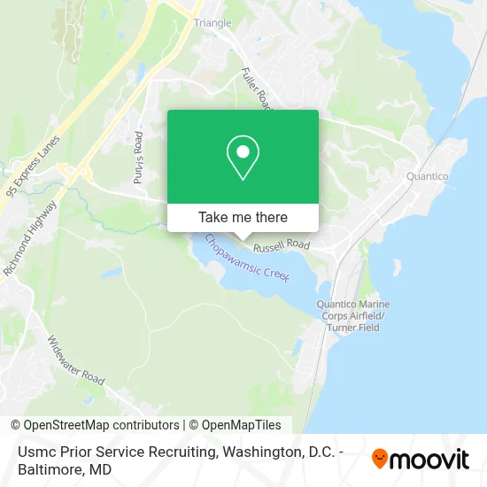 Usmc Prior Service Recruiting map