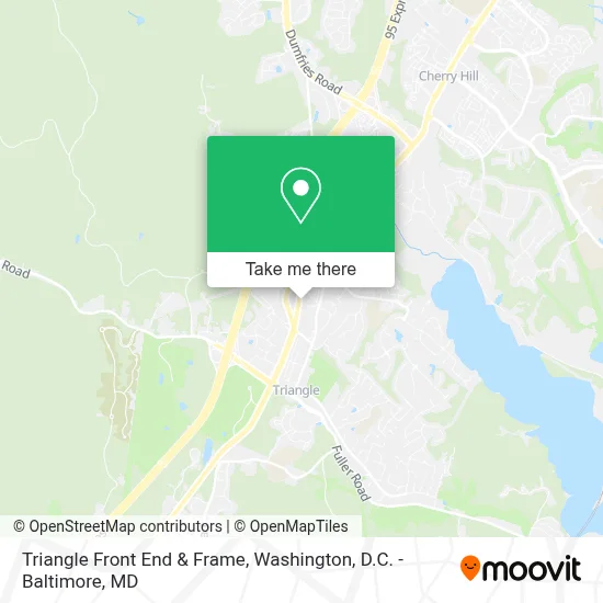 Triangle Front End & Frame map