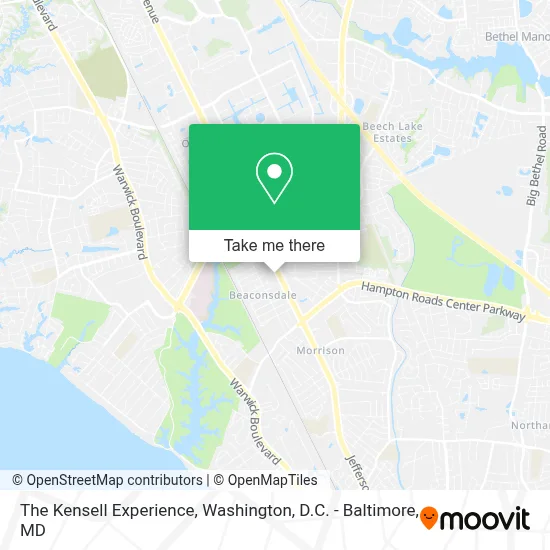The Kensell Experience map
