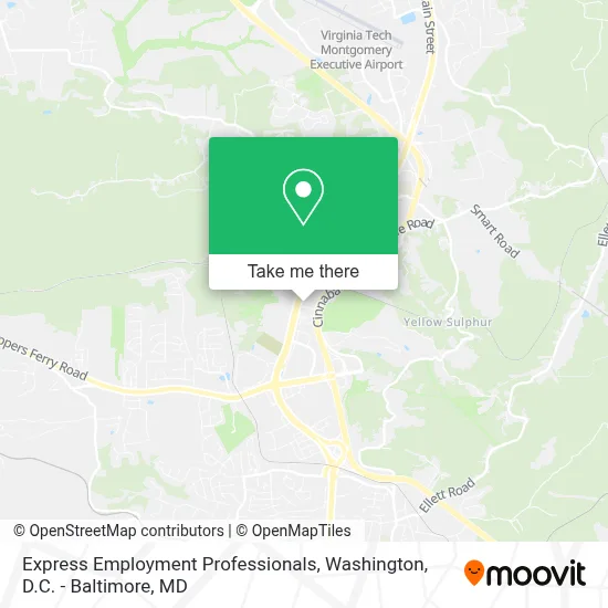 Express Employment Professionals map