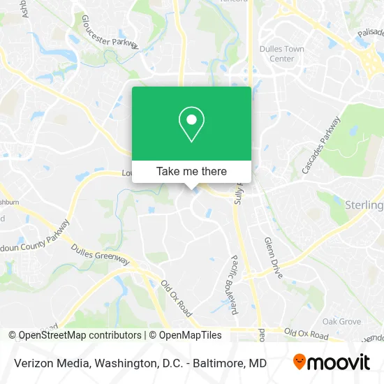 Verizon Media map
