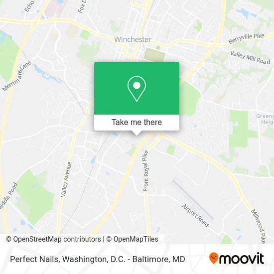 Perfect Nails map