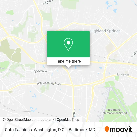 Cato Fashions map