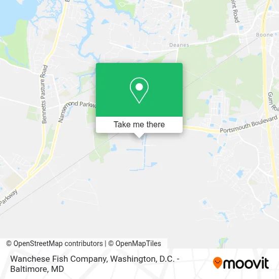 Wanchese Fish Company map