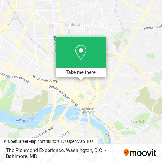 The Richmond Experience map