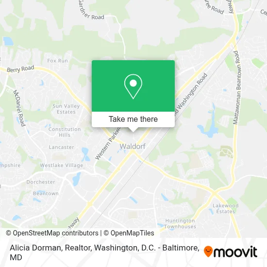 Alicia Dorman, Realtor map