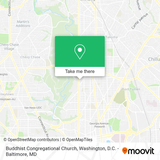 Buddhist Congregational Church map