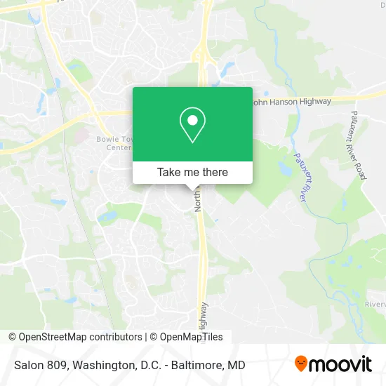 Salon 809 map