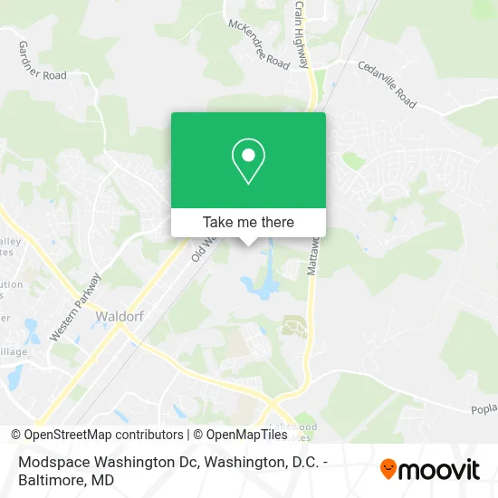 Modspace Washington Dc map