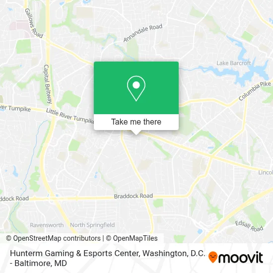 Hunterm Gaming & Esports Center map