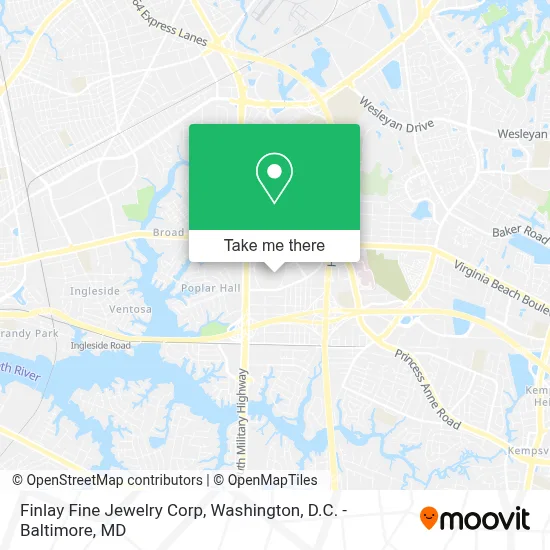 Finlay Fine Jewelry Corp map