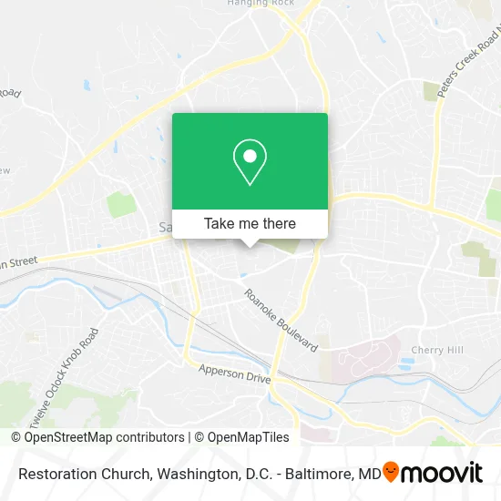 Restoration Church map