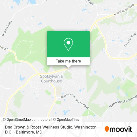 Dna Crown & Roots Wellness Studio map