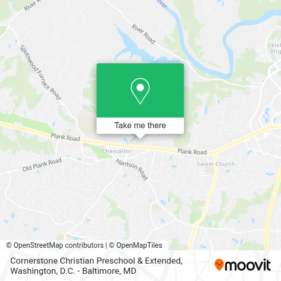 Cornerstone Christian Preschool & Extended map