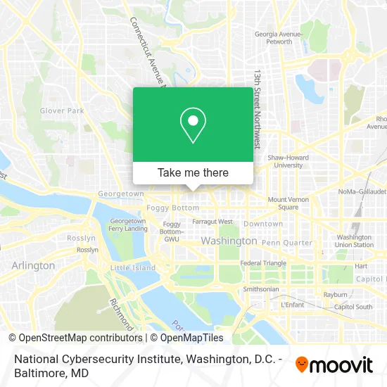 National Cybersecurity Institute map