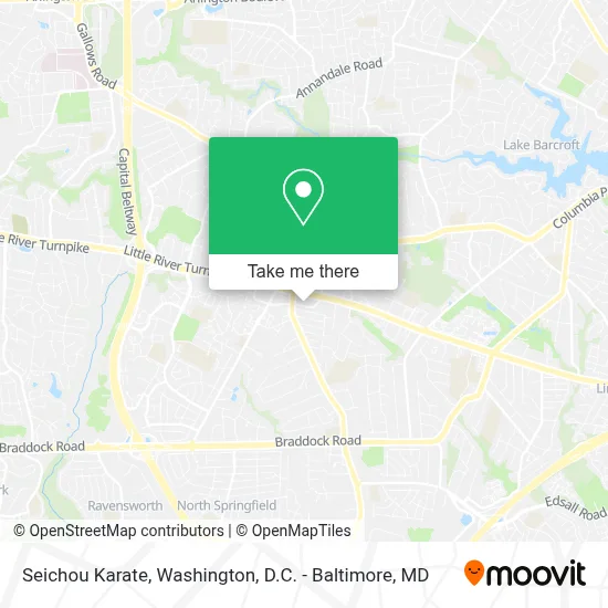 Seichou Karate map