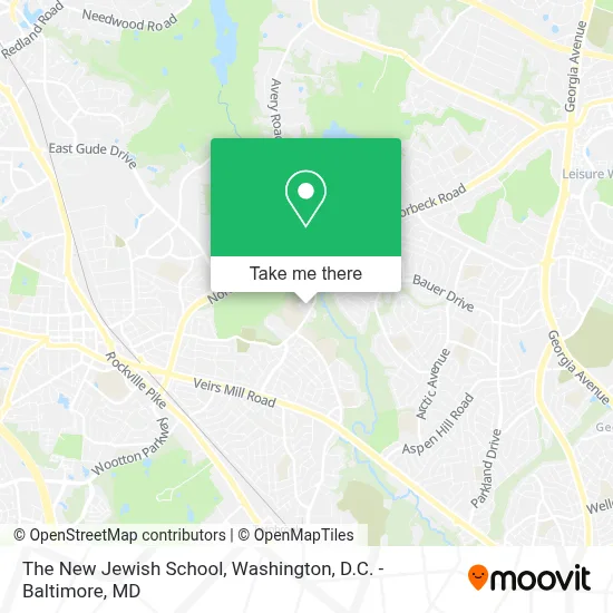 The New Jewish School map